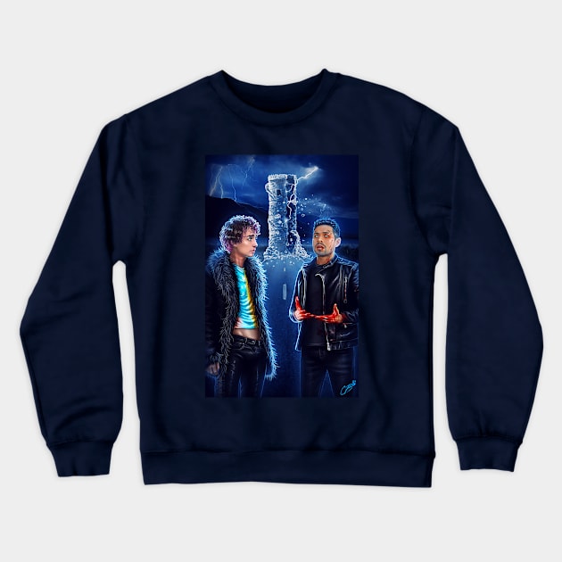 the tower Crewneck Sweatshirt by c0ffeebee